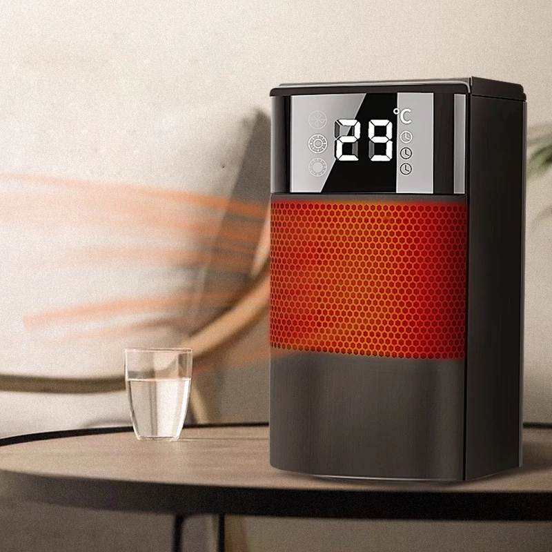 Home Portable Electric Heaters Room Mini Ceramic Ptc Rechargeable Space Smart Usb Battery Household Electrical Heater