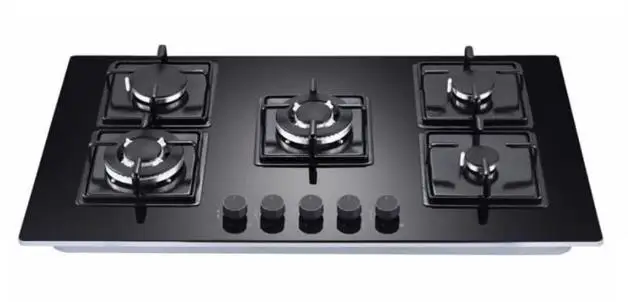 Built-In Gas Stove Tempered Glass Surface Electric Ignition gas hob