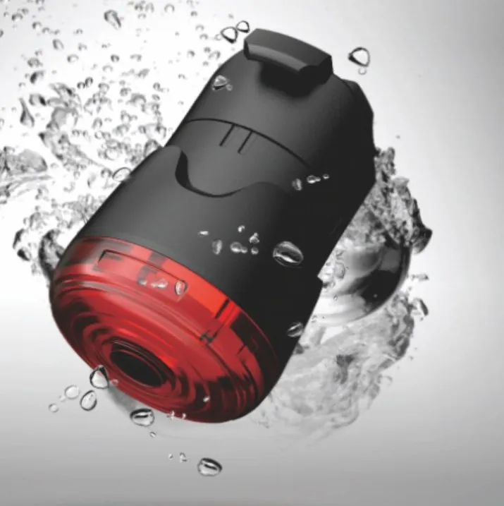 Водонепроницаемый IPx6 задний фонарь для велосипеда с USB зарядкой, умный задний фонарь для велосипеда, автоматический старт, стоп-сигнал, Датчик тормоза, велосипедный светодиодный фонарь