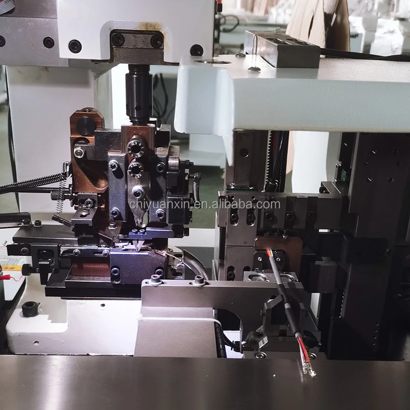 Automatic sheath inner and outer skinning multi-core wire cutting stripper stripping terminal crimping machine