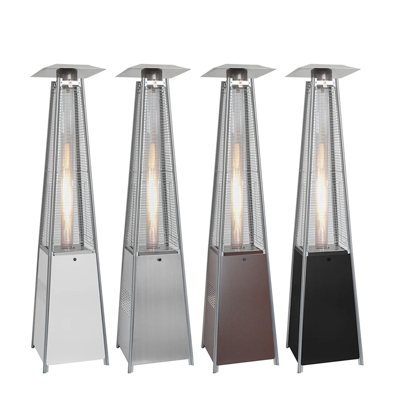 New Product Low Glare Glass Quartz Tube Outdoor Pyramid Heater  Gas heater