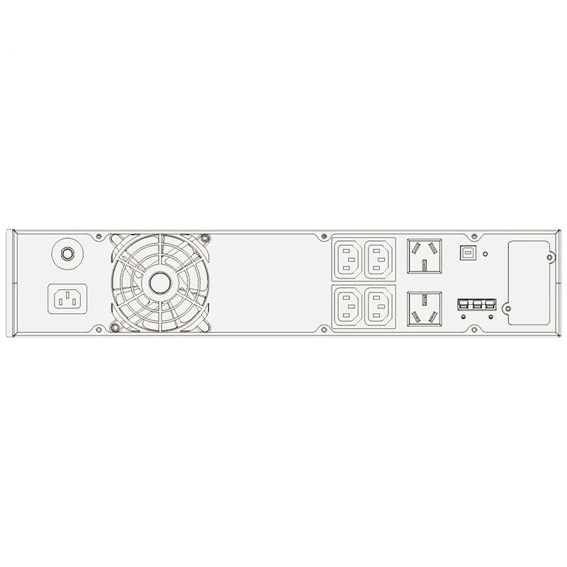Eaton DX RT tech-fine 1KVA/900W 220V 2KVA/1800W EBM High efficiency rackmount DX RT backup power UPS