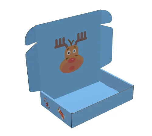 Merry Christmas Shipping mailer Box Clothes Hat Scarf Gift Christmas Box Fashion Cool Santa Claus Gift boxes