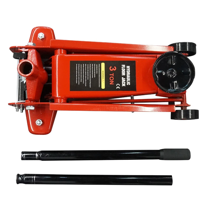 Hot selling 1 TON double ram bottle jack hydraulic floor jack