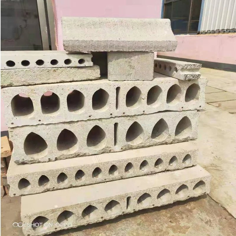 220*1200 large span concrete hollow core floor slab extrusion machine for load bearing slabs