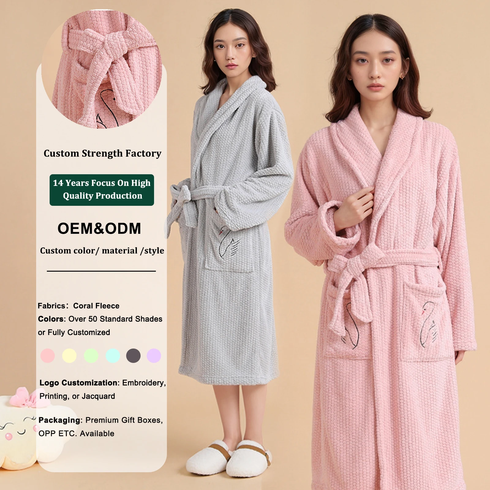 best choice china factory robes woman coral fleece lightweight fluffy warm comfortable bath robe woman sleepwear