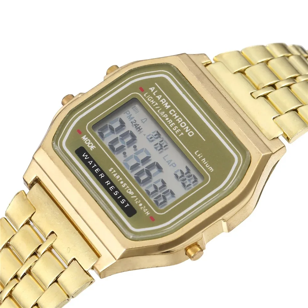 Wholesale Fashion Luxury Stainless Steel Sport Mens Wrist Digital Watches