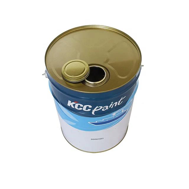 Custom white logo engine oil steel bucket package 20 Liter metal drum round 5 gallon bucket
