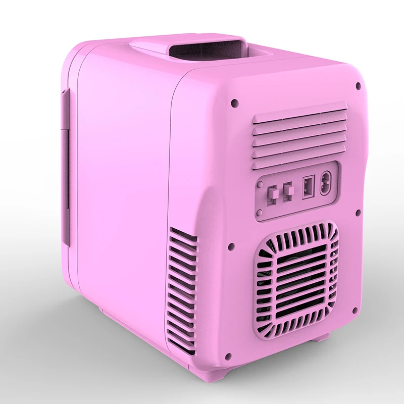 2021 New Mini Refridgerator 4 Liter/6 Can Portable Cosmetic Skincare Fridge AC/DC Cooler and