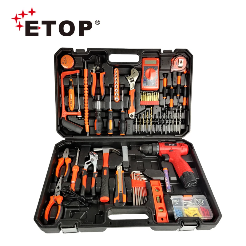 
China Factory Direct Supply Wholesale Price Hand Tools Kit Power Tool Combo 