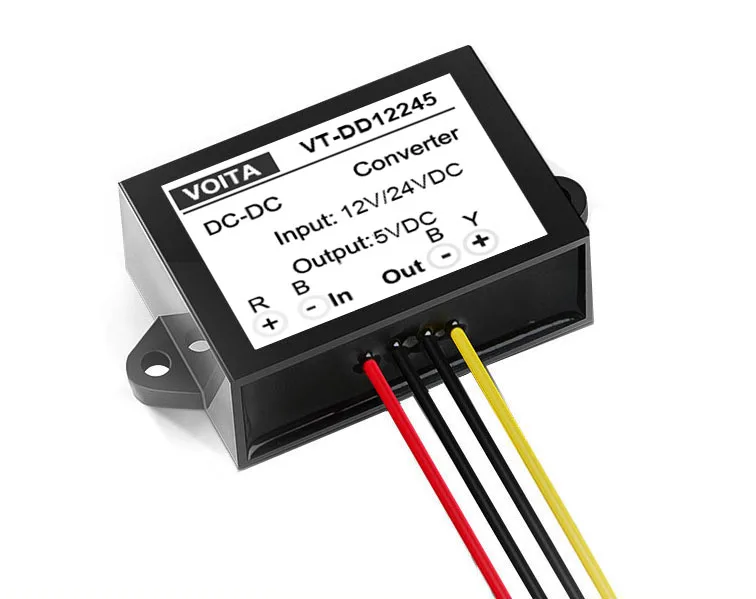 Low price 5w 12 volt 24 volt to 5 volt 1a dc step down converter for vehicles