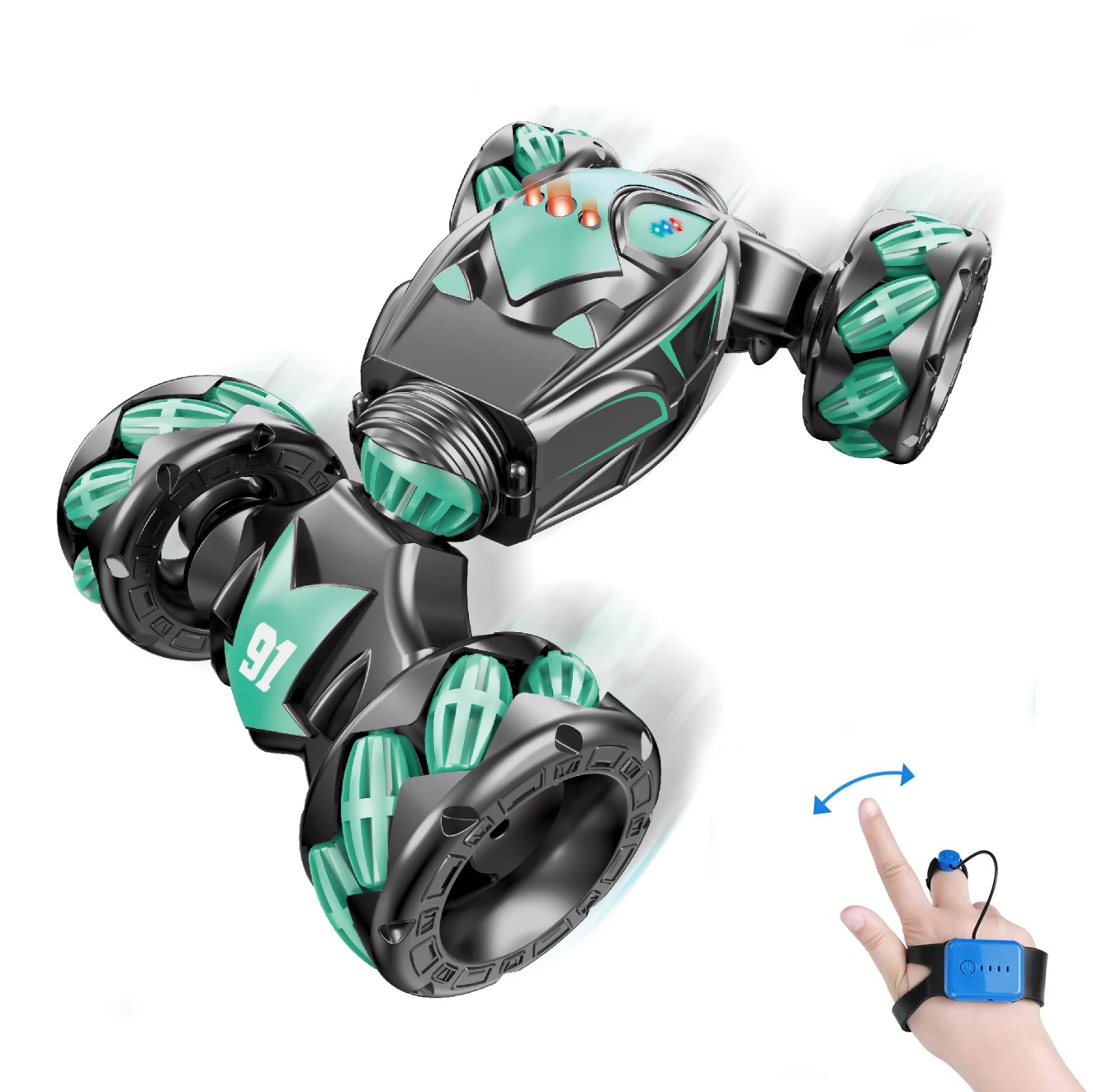 OEM High Speed Electric Cars Smart Sensor Hand Gesture Watch Control Sensing 3 in 1 Remote Control Toy RC Stunt Car