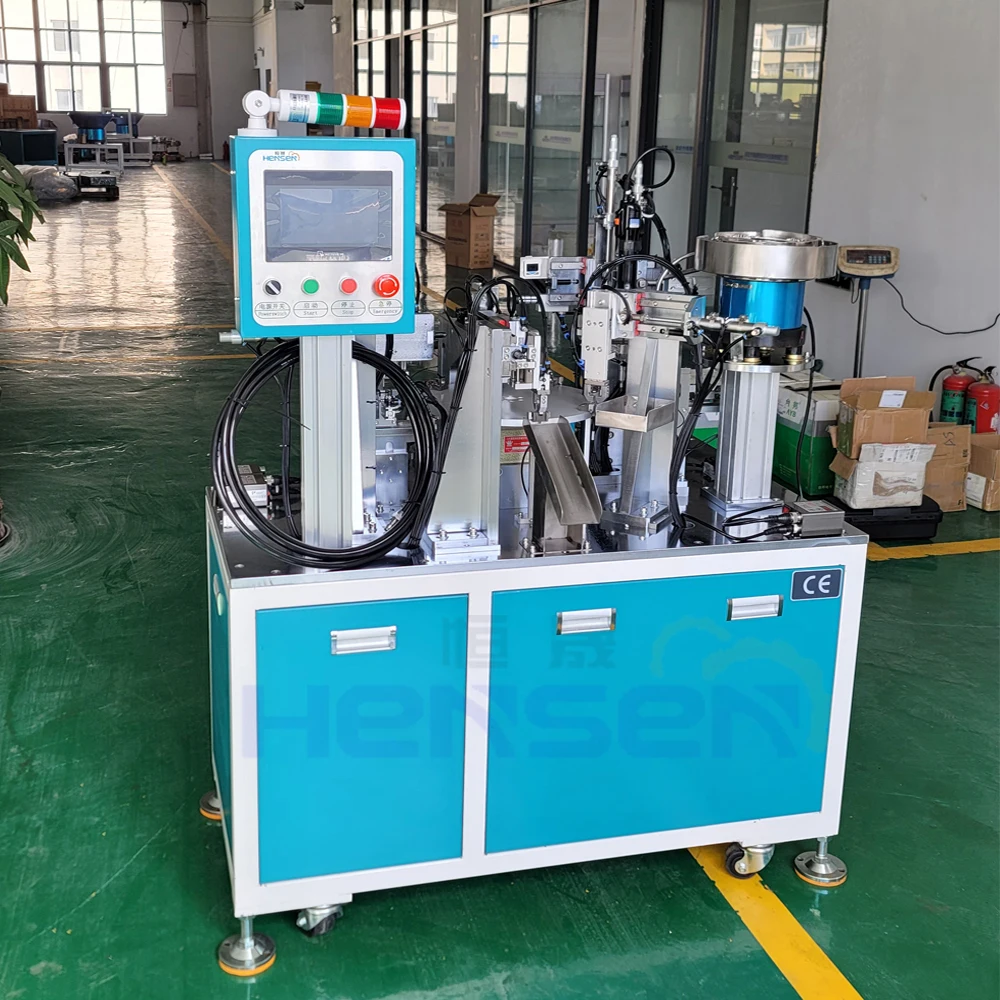 Automatic tighten fitting fixing screwing assembly machine for headless set grub screw