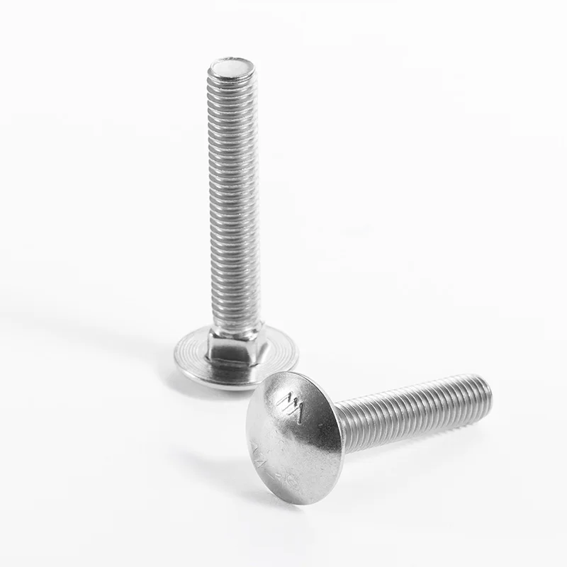 Aozhan  fasteners screw 316 stainless steel SS DIN603 screw carriage bolts