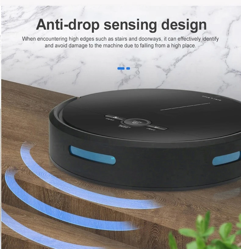 4400Mah Quiet Cleaning Wifi App Remote Control Smart Vacuum Cleaner Robot Infrared Automatic Recharge And Precise Positioning