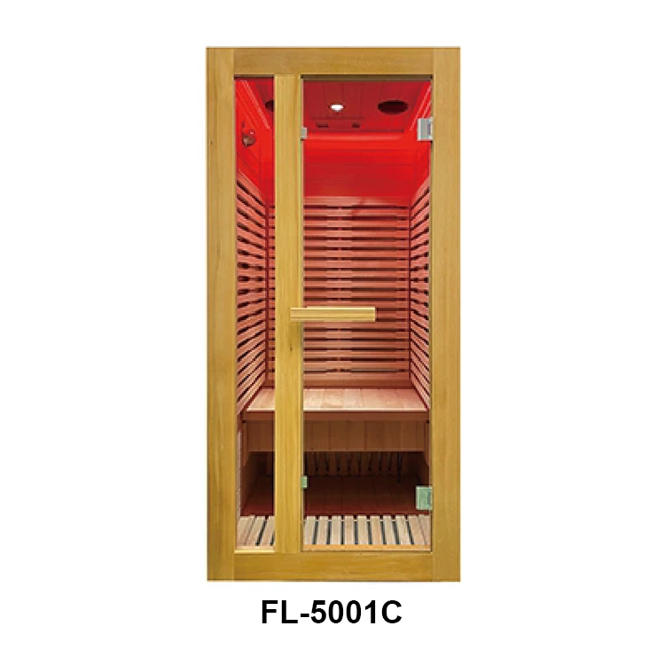 High Selling To Door Hemlock Infrared Healthy Single Person Sauna