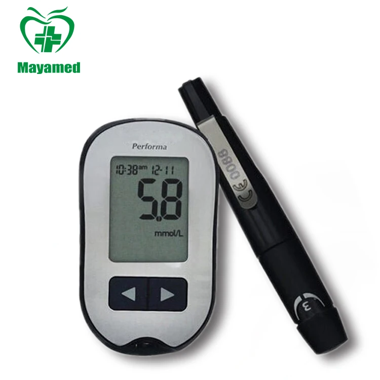
Hot sale Medical Device Blood Glucose Meter Automatically Test Blood Sugar Detection Glucometer 