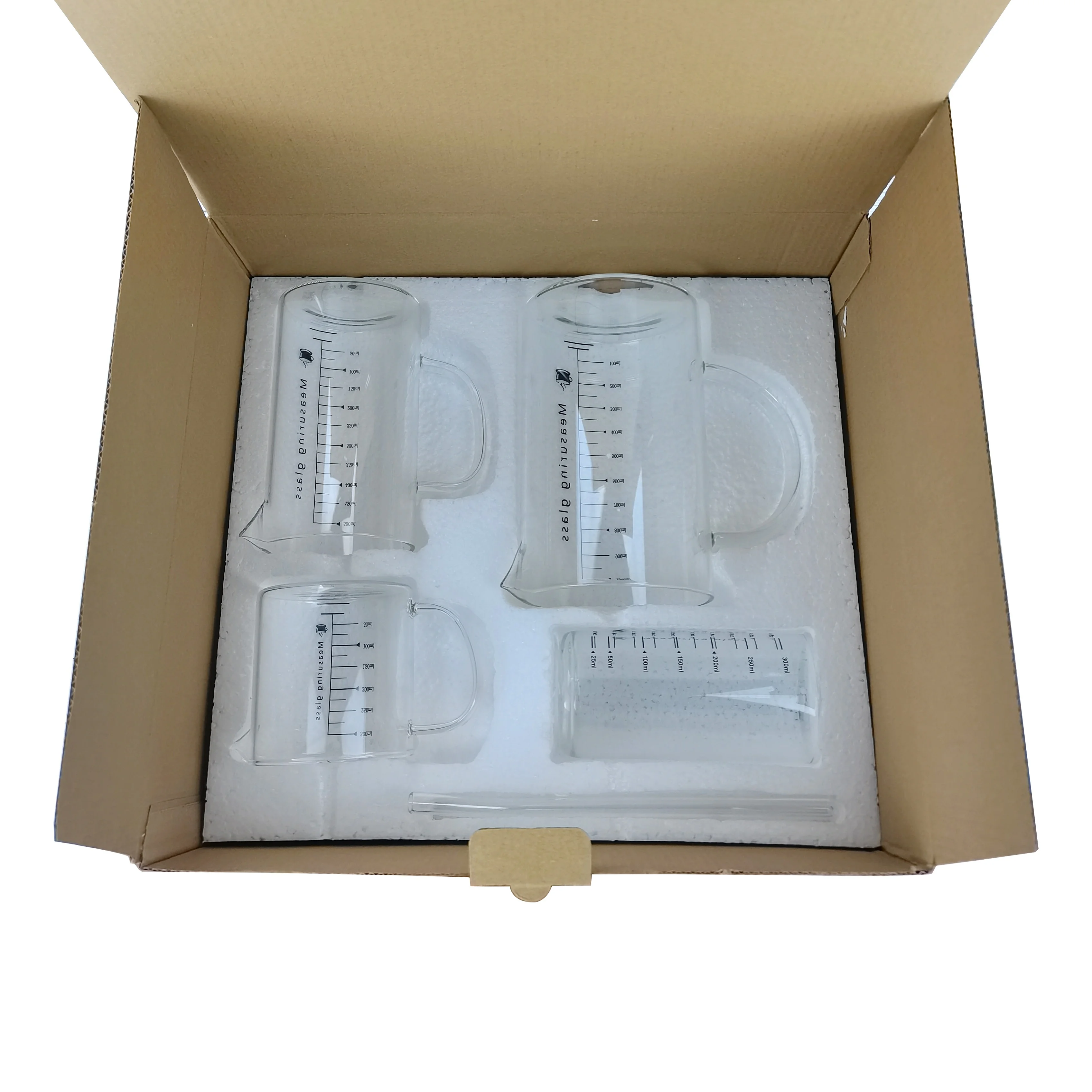 kitchen lab measuring tools liquid powder measuring cup glass measuring cup set