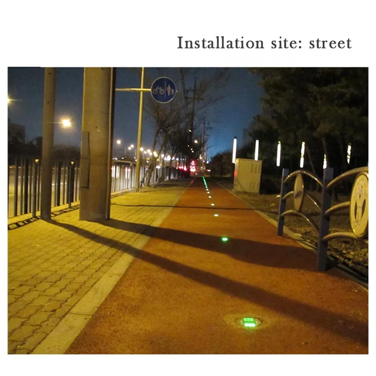 LED Aluminum Alloy Roadway Round embedded high quality Solar Road Studs