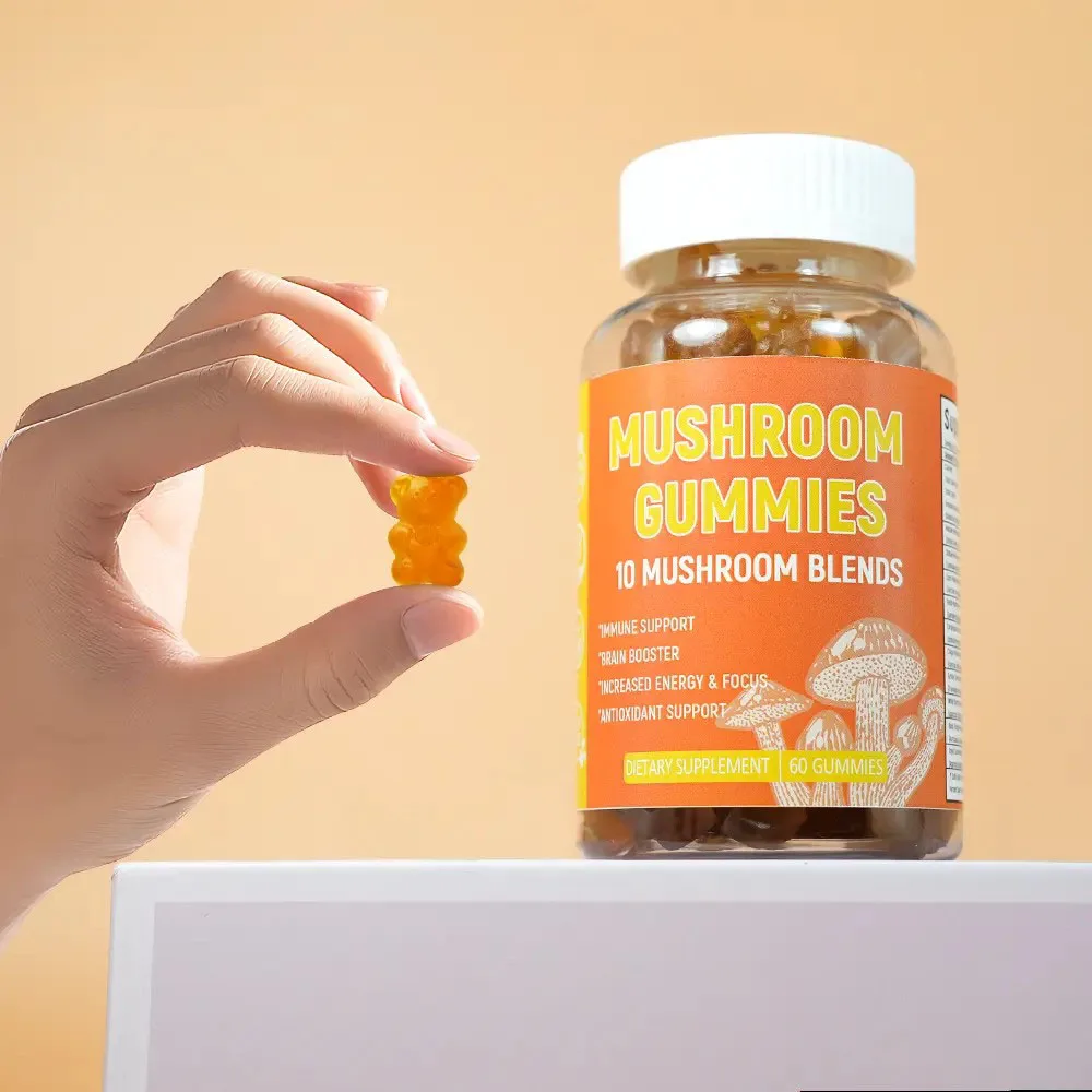 Lifegarden Oem Vegan Powerful Complex Amanita Mascaria Mushroom Supplements Private Label Mushroom Gummies Dropship