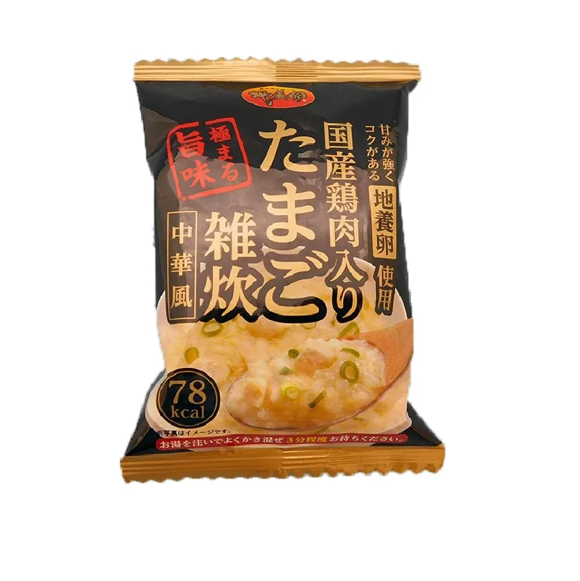 Japanese Brand Egg Porridge Freeze-Dried Instant Food Wholesale