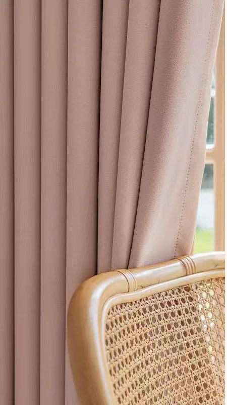 Light luxury modern velvet sunshade cloth balcony curtains for living room