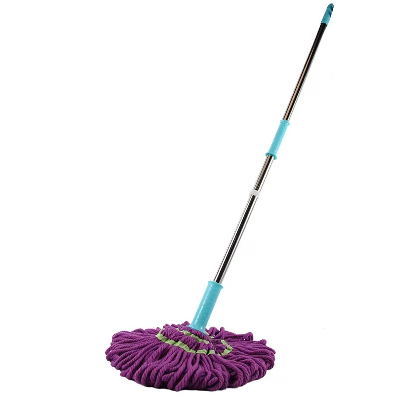 Wholesale  Easy Wringing Twist Microfiber Squeeze mop Dry and Wet mop for Hardwood Floor Retractable Spin Mop