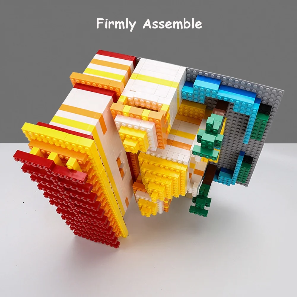 250G/Bag Standard Building Bricks Thick Mixed Shape Educational Classic Building Block Compatible with Le.goeds