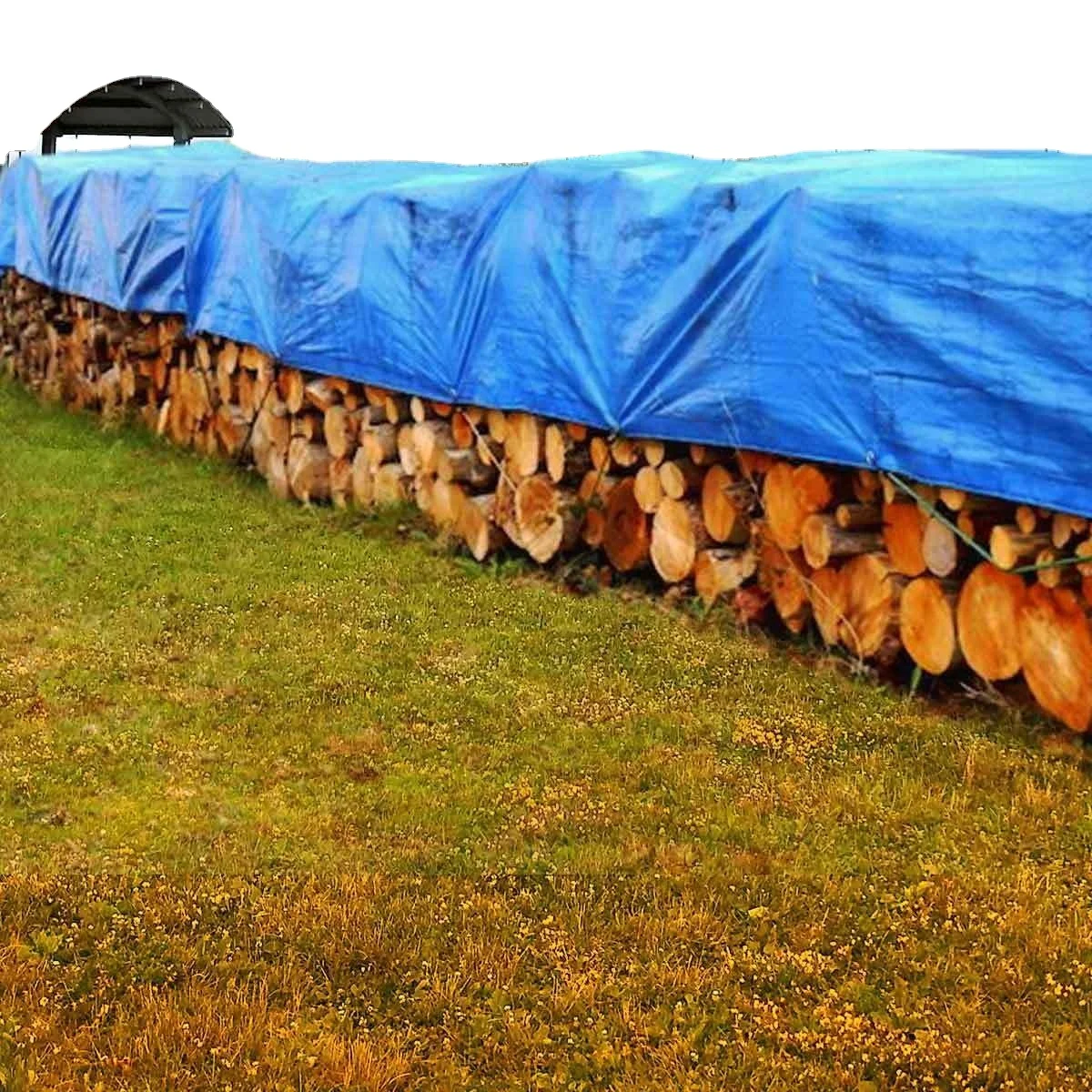 New Products Waterproof PE Tarpaulin Sheet 300gsm Plain Style Woven Technics Anti-UV Coating for Covering Industrial Equipment