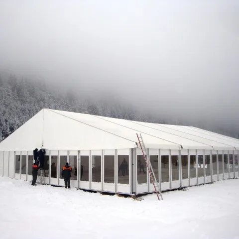 high quality 500 People Transparent Glass Marquee Wedding Party Tent
