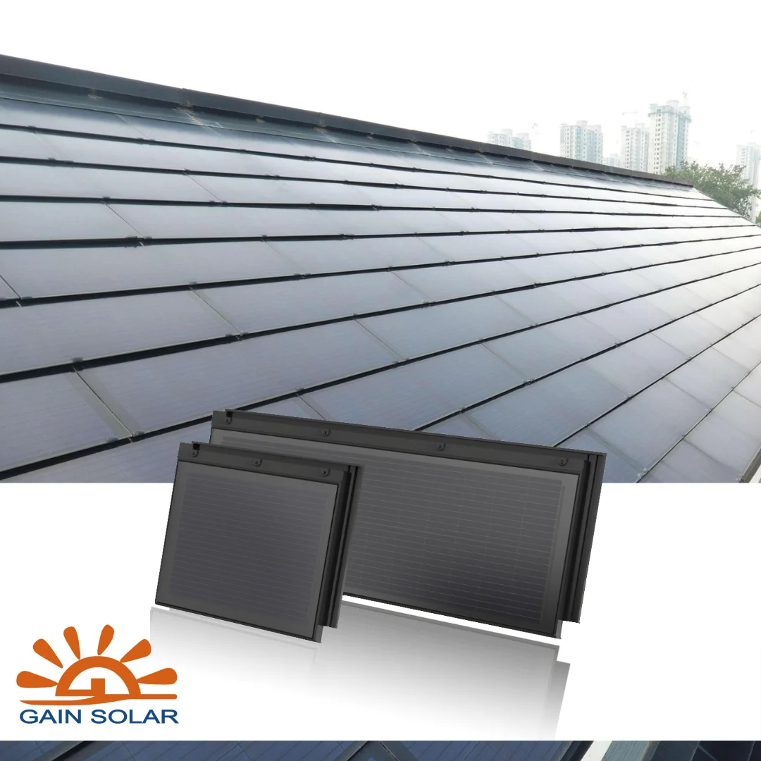 BIPV Flexible Roof Tiles Transparent Flexible Solar Panel Solar flat roof tile Solar Roof Tiles Photovoltaic