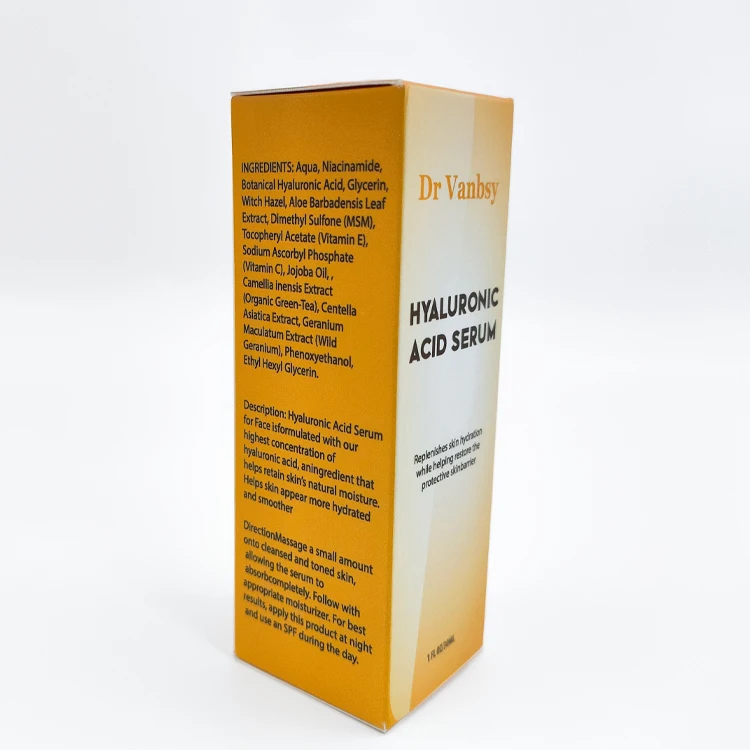 Wholesale OEM Pore Serum Hyaluronic Acid Hyaluronic Acid And Vitamic C Serum Collagen And Hyaluronic Acid Serum