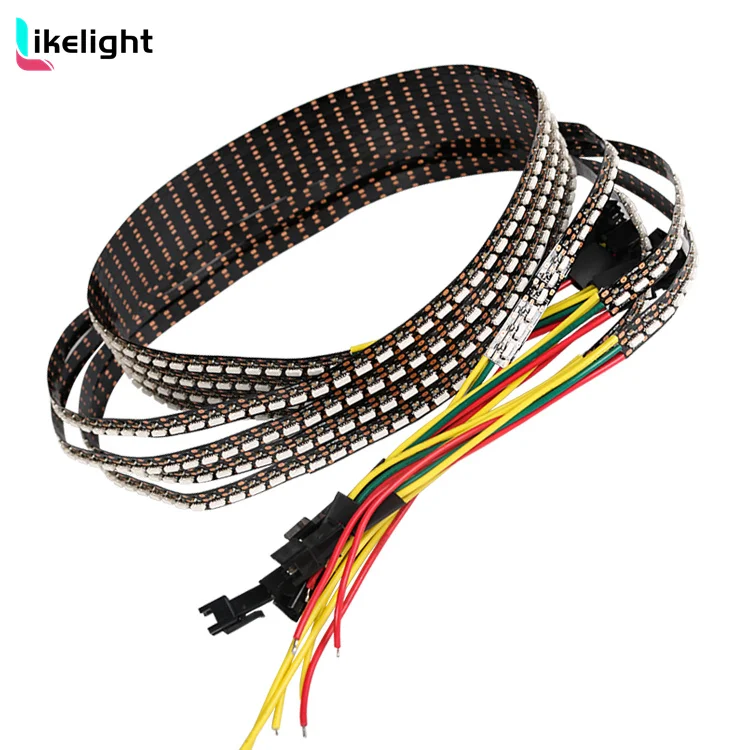 Likelight  Individually DC5V addressable SIDE VIEW led chip SK6812 RGBW flexible  Side glow led strip light