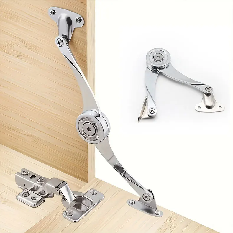 Soruda Adjustable Polishing Hydraulic Random Cabinet Stay Stop Hinges  Lift Up Hinge for Kitchen Cabinet Door