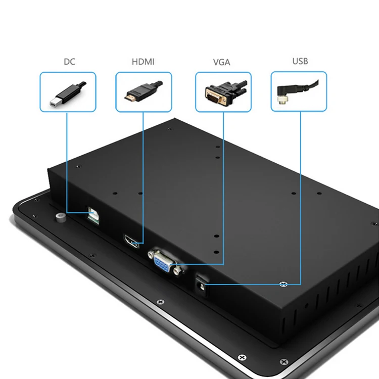 Usingwin Touch all in one pc low cost capacitive 10.1 inch lcd touch screen monitor for Hotel Service Equipment POS