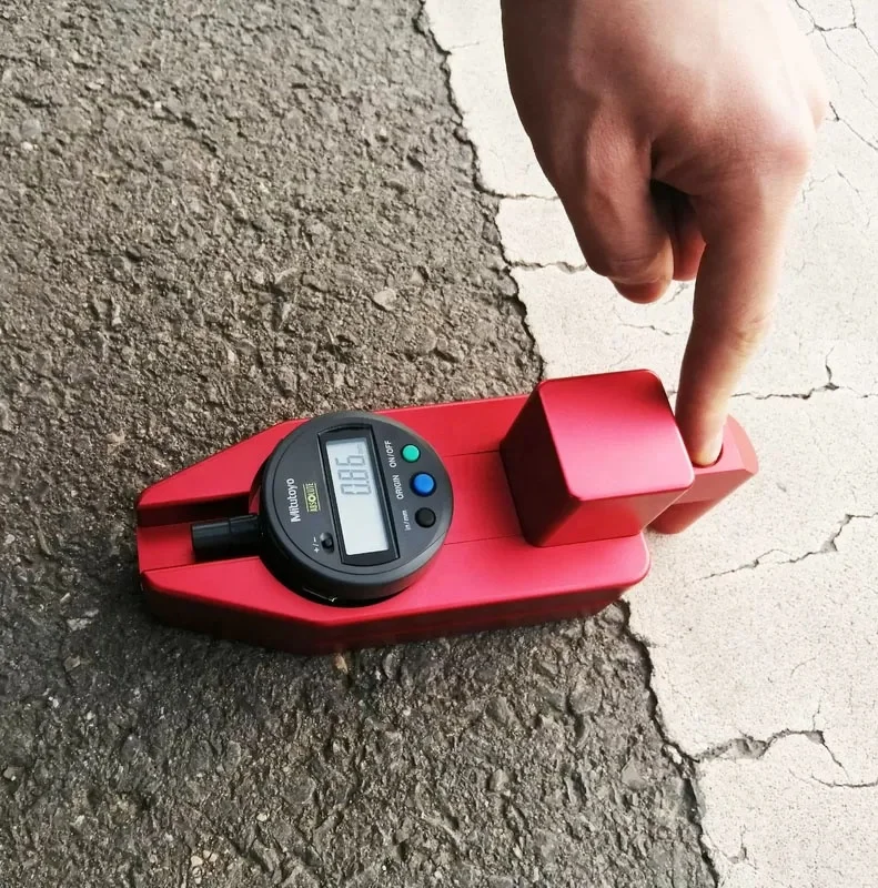 Universal Easy Operation Electronic Road Marking Paint Thickness Gauge Traffic Horizontal Sign Lines Thickness Measuring Machine