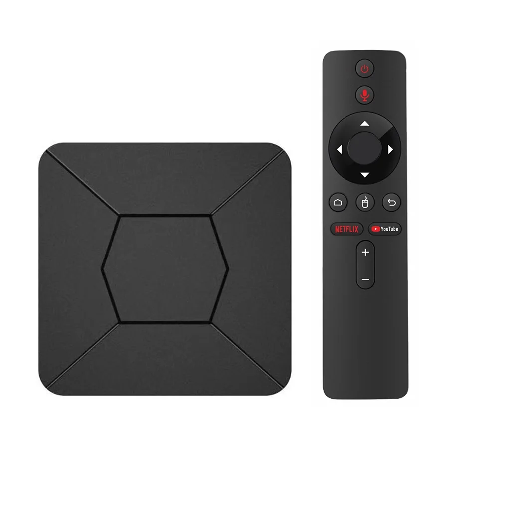 GYS Factory Original Android box Q5 ATV Android 10.0 OS 4K Smart TV Box Allwinner H313 Media Player 2GB 8GB ATV Voice Remote
