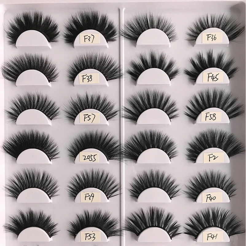 Lash supplies Natural 3d silk lashes wholesale 3d faux vegan mink eyelashes with custom packaging case