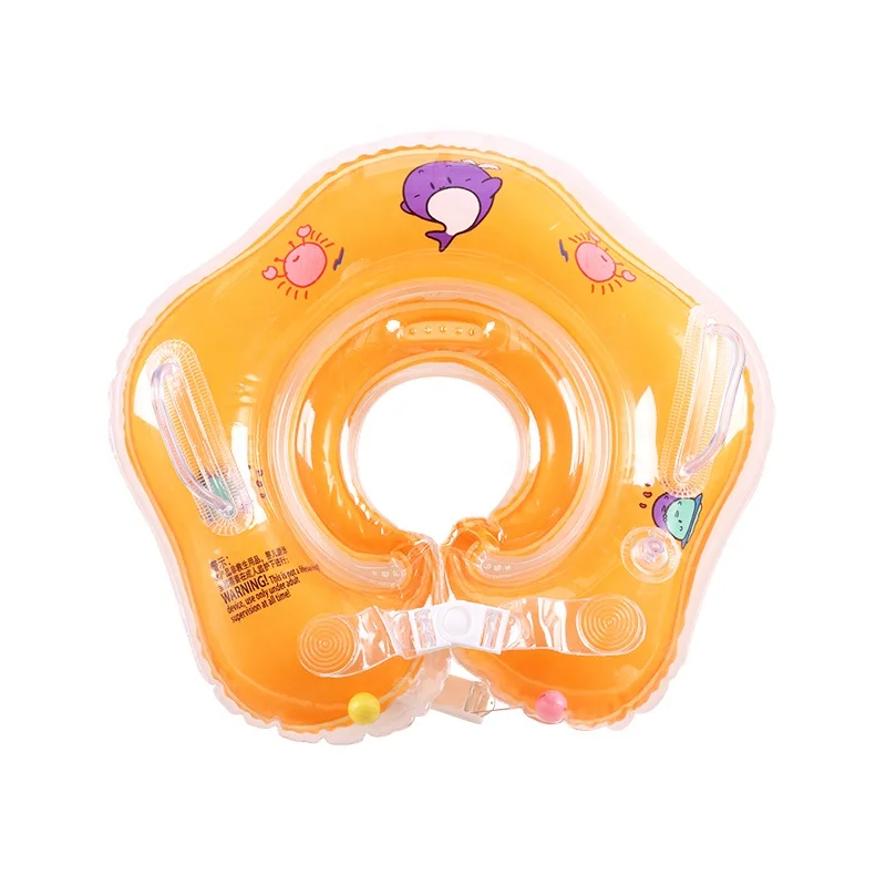  Safety Bath Inflatable Baby Swimming Kids Neck Float Ring For Newborn