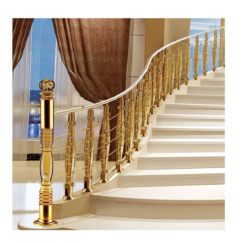 TAKA Acrylic Stair Railing Beautiful Crystal Handrail For Stairs