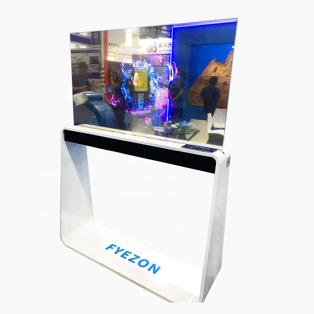 55 inch vertical intelligent kiosk advertising display transparent window high-end screen original brand creative touch screen