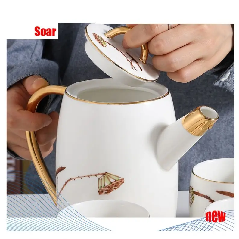 SOAR Ready To Ship Teapots Ceramic Chinese Tea Set Teapot