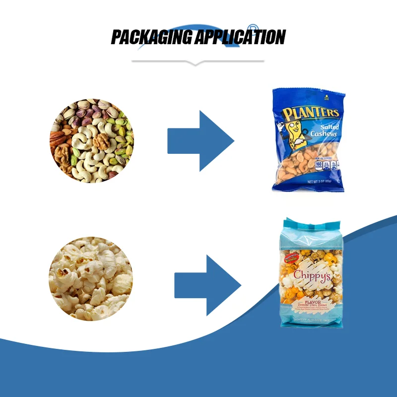 High Accuracy Automatic Weighier 500g Popcorn Gusset Bag Packaging Machine For Granule