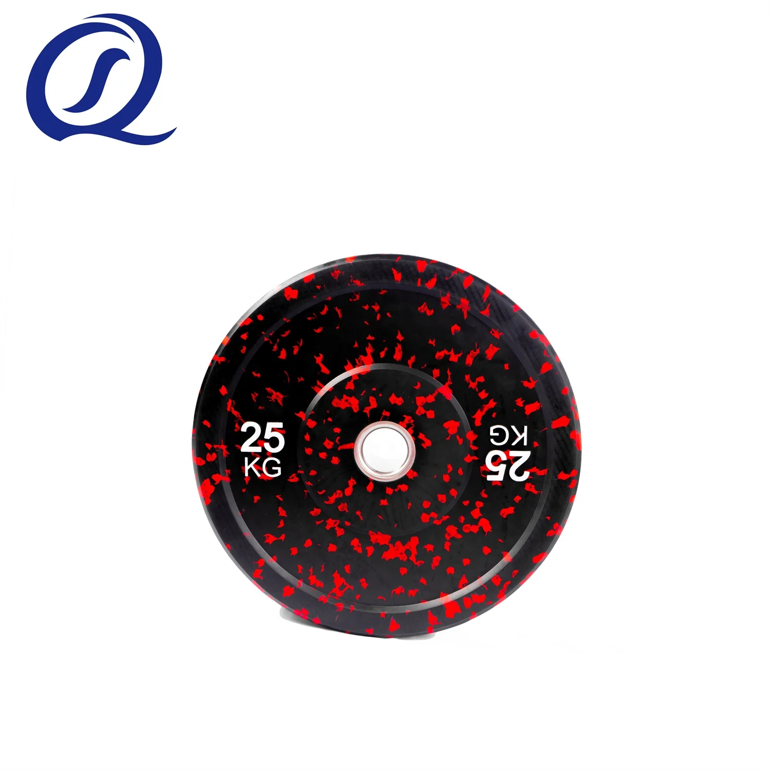 Top Quality Durable Cross Fitness Equipment Color Camouflage Rubber Bumper Weight Barbell Plates