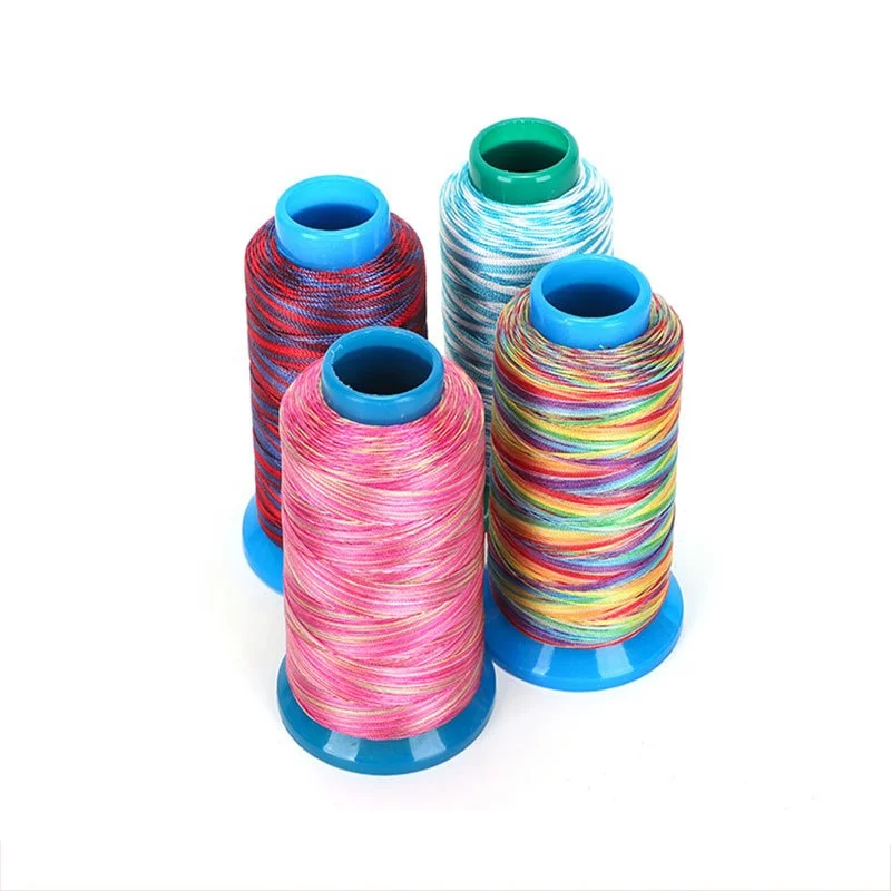 Eco-friendly 60# 150D/3 High-Strength Colorful Thread Polyester Colorful sewing thread 115g