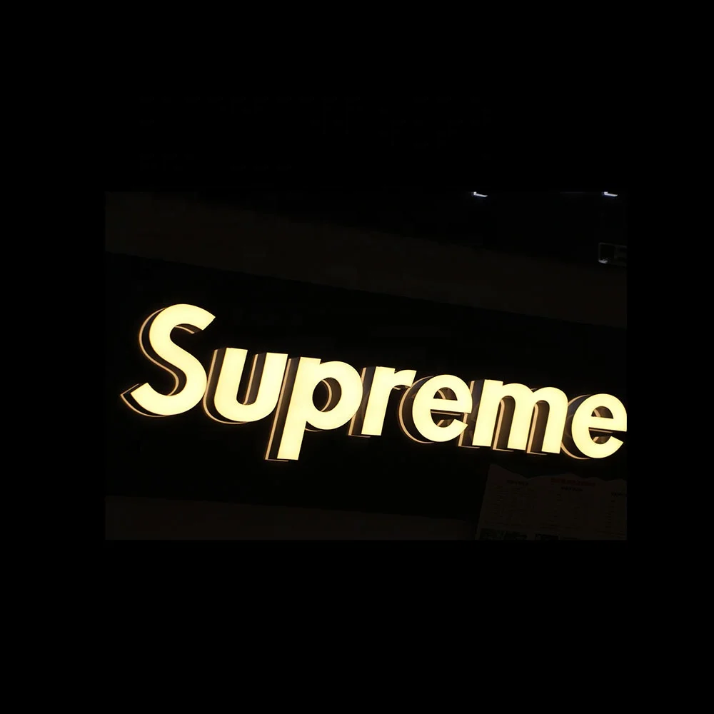 
Outdoor Advertising 3D Led Letter Lights Sign 