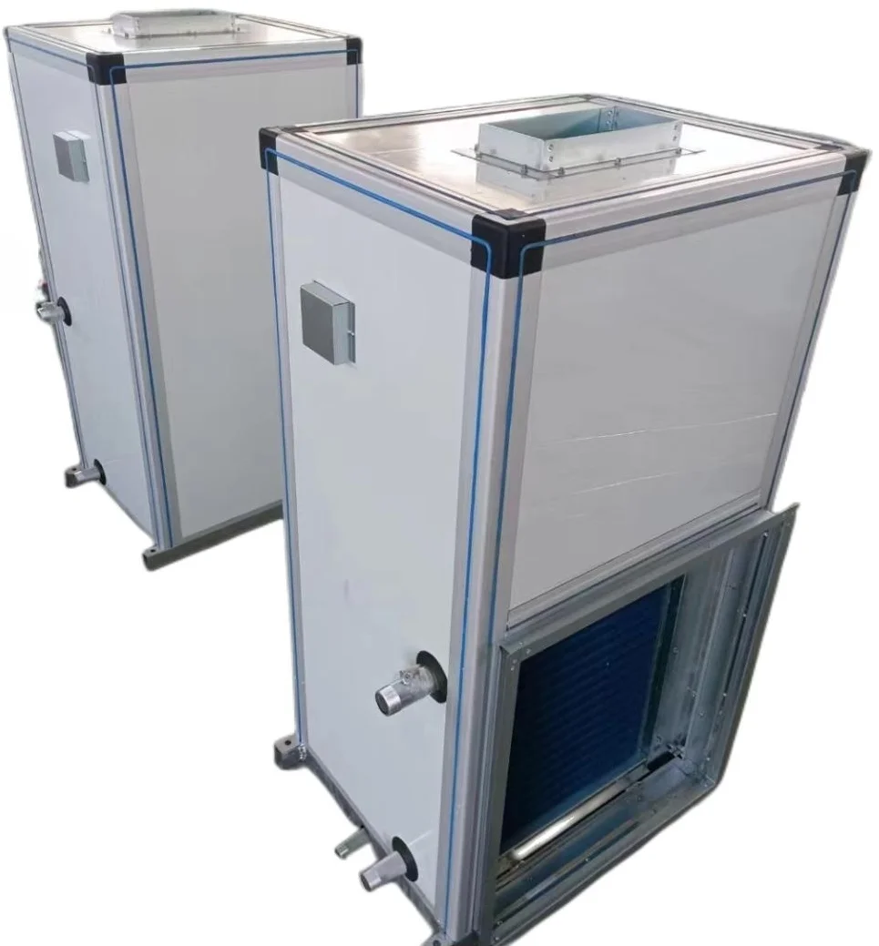 Vertical cabinet type Horizontal air supply Floor mounted Water Freon Cooling central air conditional air handling unit