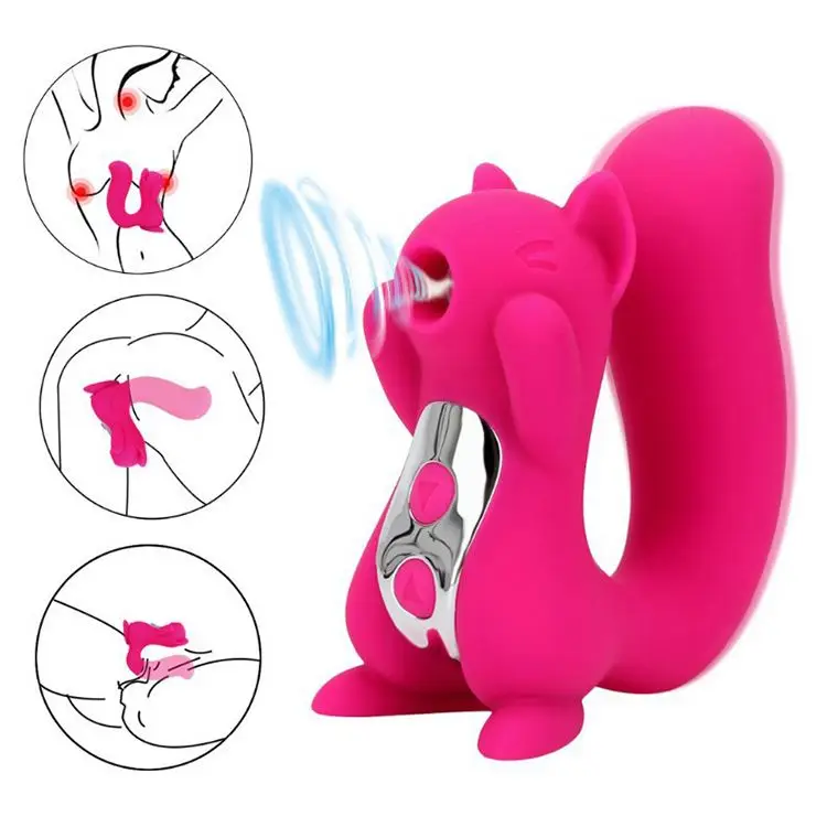 GYF New Sucker Female In-Boby Vibration Suction Rechargeable Squirrel Sex Suction Vibrator For Women