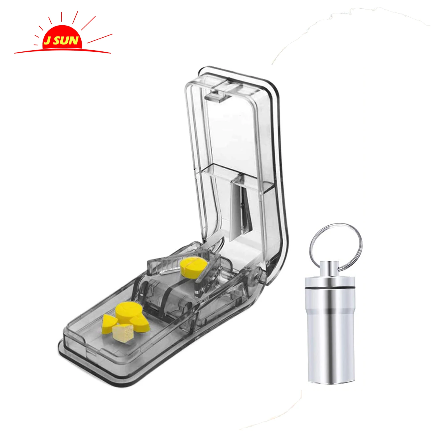 Best-selling product pill box with cutter