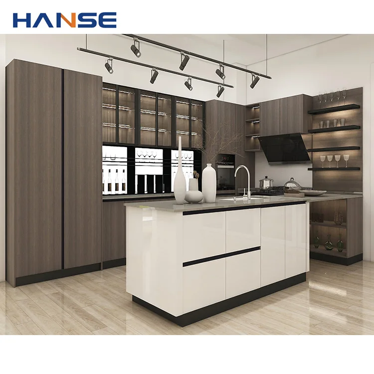 Luxury Modern Kitchen Cabinets High Quality L Shape Kitchen Cabinets Sets Custom Kitchen Cabinets